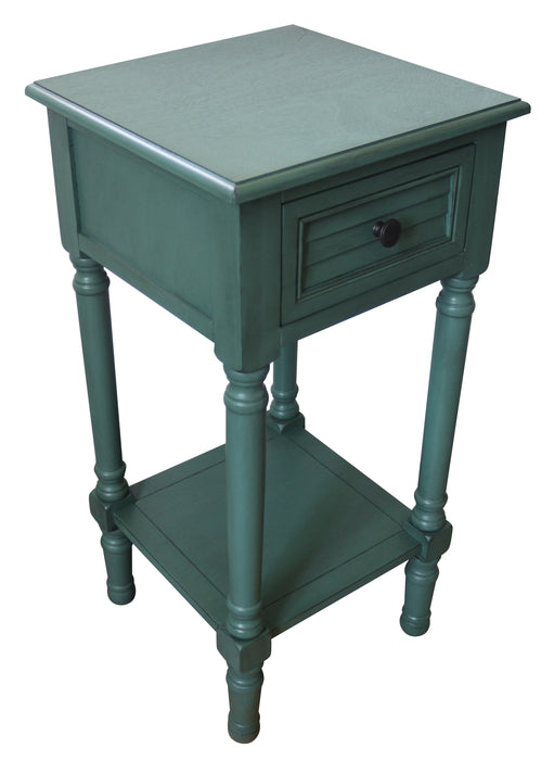 Brookdale End Table with Drawer, 28 1/4-inch Tall, 14 1/4-inch Wide, 14 1/4-inch Deep